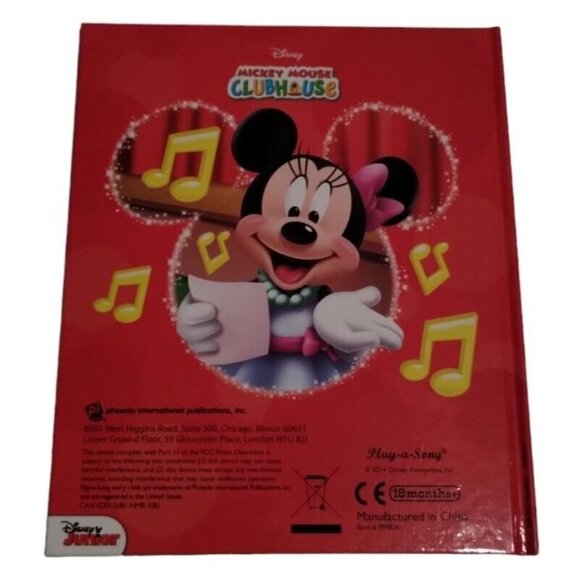 Mickey Mouse Clubhouse Set of 5 Disney Play A Song Books - My First Music Fun - Picture 12 of 13